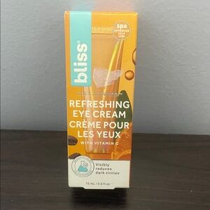Bliss Refreshing Eye Cream - Orange & Aqua Box